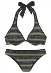 Elbsand Bikinis alyvuogių spalva / juoda