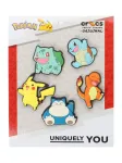 Crocs Avalynės aksesuarai 'Pokemon' dangaus žydra / geltona / mėtų spalva / tamsiai oranžinė