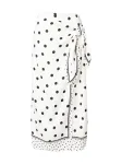 Ted Baker Sijonas 'ALBBAA' juoda / balta