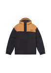 TIMBERLAND Žieminė striukė rusvai oranžinė / juoda