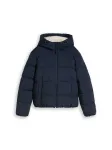 TOM TAILOR DENIM Žieminė striukė tamsiai mėlyna