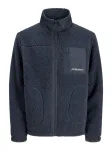 JACK & JONES Flisinis džemperis 'JJESoho' tamsiai mėlyna