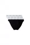 Calvin Klein Underwear Moteri&scaron;kos kelnaitės &scaron;viesiai pilka / juoda / balta