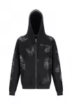 Ed Hardy Džemperis 'Tattoo Club' pilka / juoda / balta