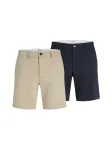 JACK & JONES &bdquo;Chino&ldquo; stiliaus kelnės 'JPSTMarco Dylan' smėlio / tamsiai mėlyna