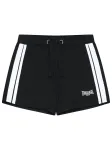 LONSDALE Sportinės kelnės 'Carloway' juoda / balta