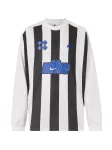 Nike Sportswear Megztinis be užsegimo 'CLUB' mėlyna / juoda / balta