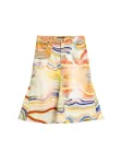Desigual Sijonas mėlyna / geltona / &scaron;viesiai oranžinė / balta