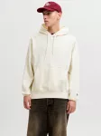 JACK & JONES Megztinis be užsegimo 'JORFrederiksberg' vilnos balta