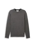 TOM TAILOR DENIM Megztinis antracito spalva / juoda