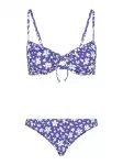 LSCN by LASCANA Bikinis 'Cecily' indigo spalva / mėtų spalva / balta