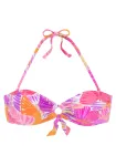 SUNSEEKER Bikinio vir&scaron;utinė dalis purpurinė / oranžinė / rožinė / balta