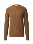 DAN FOX APPAREL Megztinis 'Justus' karamelės