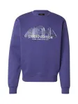 ALPHA INDUSTRIES Megztinis be užsegimo 'Studio Edition Vibe' purpurinė / balta