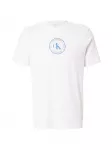 Calvin Klein Jeans Mar&scaron;kinėliai azuro spalva / balta