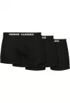 Urban Classics Boxer trumpikės juoda / balta