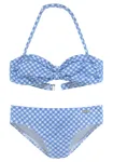BUFFALO Bikinis mėlyna / balta
