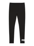 PUMA Sportinės kelnės 'ESS No. 1' juoda / balta