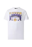 NEW ERA Mar&scaron;kinėliai 'NBA LOSLAK' geltona / tamsiai violetinė / juoda / balta