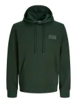 JACK & JONES Megztinis be užsegimo nefrito spalva / tamsiai žalia