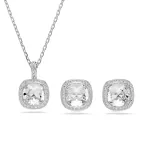 Swarovski Juvelyrinių dirbinių rinkinys 'Una' sidabrinė / skaidri spalva