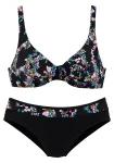 PETITE FLEUR by LASCANA Bikinis mi&scaron;rios spalvos / juoda