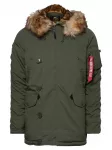 ALPHA INDUSTRIES Žieminė parka 'Explorer' alyvuogių spalva