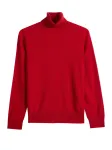 GOBI Cashmere Megztinis 'Women's Timeless Cashmere Turtleneck Sweater' ry&scaron;kiai raudona