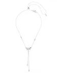 Swarovski Grandinėlė aukso geltonumo spalva / žalia / purpurinė / sidabrinė