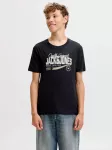 Jack & Jones Junior Mar&scaron;kinėliai rusvai pilka / juoda / balta