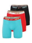 NIKE Underwear Boxer trumpikės azuro spalva / ry&scaron;kiai raudona / juoda / balta