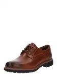 CLARKS Batai su rai&scaron;teliais 'Batcombe Hall' ruda / tamsiai ruda