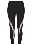 LASCANA ACTIVE Sportinės kelnės raudona / juoda / balta