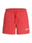 JACK & JONES Maudymosi trumpikės 'JPSTMAUI SUNRISE' smėlio spalva / koralų splava