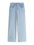 Tommy Jeans Džinsai 'Mid Rise Relaxed Straight' tamsiai (džinso) mėlyna