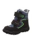 SUPERFIT Sniego batai 'HUSKY' safyro / neoninė žalia / juoda
