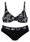 PETITE FLEUR by LASCANA Bikinis mi&scaron;rios spalvos / juoda