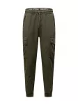 ALPHA INDUSTRIES Laisvo stiliaus kelnės alyvuogių spalva
