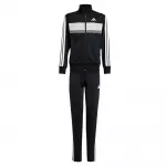 ADIDAS SPORTSWEAR Treniruočių kostiumas 'Seasonal Essentials Tiberio' pilka / juoda / balta