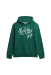 Superdry & Co Megztinis be užsegimo tamsiai žalia / balk&scaron;va