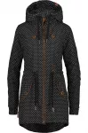 alife & kickin Demisezoninė striukė 'CharlotteAK' juoda / balta
