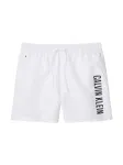 Calvin Klein Underwear Maudymosi trumpikės 'CALVIN KLEIN MEDIUM DRAWSTRING Costumi da bagno' balta