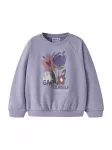 NAME IT Megztinis be užsegimo 'NMFOKLA' alyvuogių spalva / &scaron;viesiai violetinė / tamsiai violetinė / rožinė