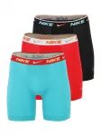 NIKE Underwear Boxer trumpikės azuro spalva / ry&scaron;kiai raudona / juoda / balta