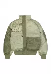 ALPHA INDUSTRIES Demisezoninė striukė alyvuogių spalva / pastelinė žalia