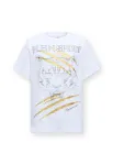 Plein Sport Mar&scaron;kinėliai 'Tiger Golden Scratch' auksas / juoda / balta