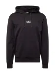 EA7 Emporio Armani Megztinis be užsegimo juoda / balta