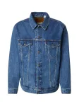 LEVI'S &reg; Demisezoninė striukė 'Relaxed Type III Trucker Jacket' tamsiai (džinso) mėlyna