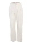 Vero Moda Petite Klostuotos kelnės 'VMGLOW' rūdžių raudona / balta