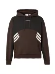 ADIDAS ORIGINALS Megztinis be užsegimo 'Munich 93' tamsiai ruda / juoda / balta